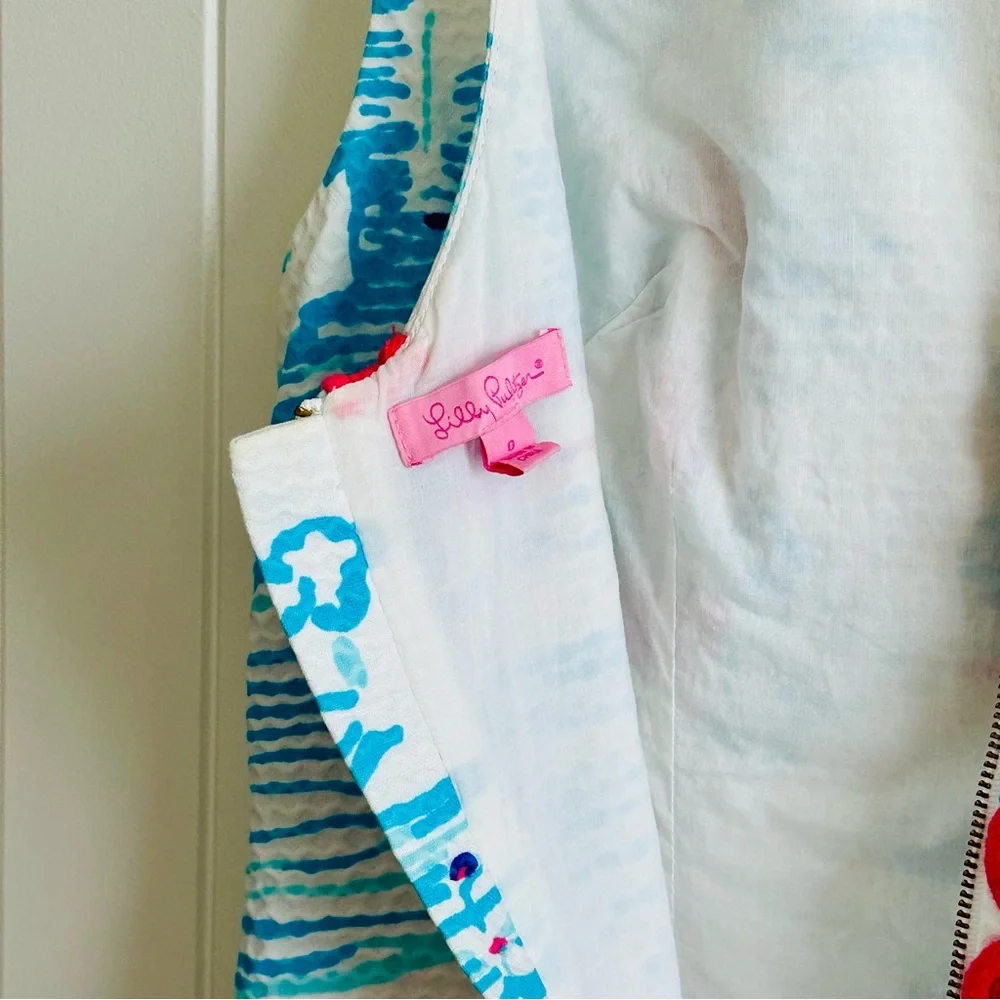 Lilly Pulitzer Delia Shift Dress - Watch Out Lighthouse, 0